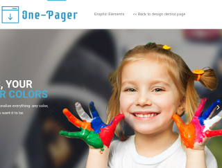 Preview Template onepage